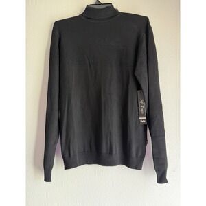 Scott James Sweater Black Mens Size Large  Turtle Neck NWT